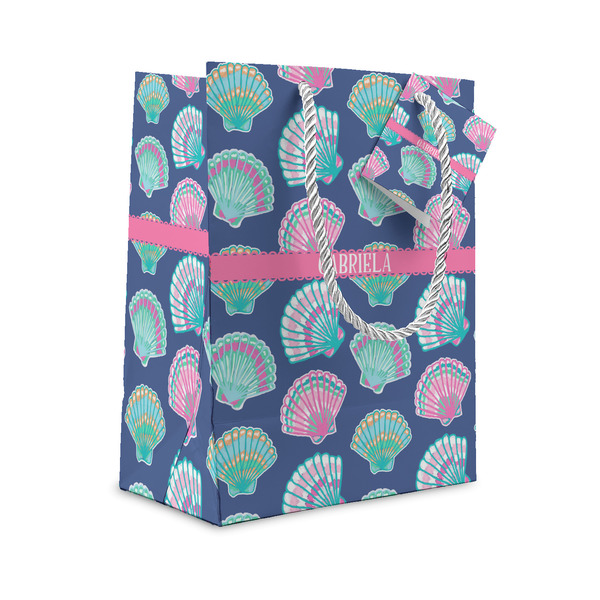 Custom Preppy Sea Shells Small Gift Bag (Personalized)