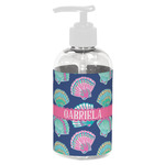 Preppy Sea Shells Plastic Soap / Lotion Dispenser (8 oz - Small - White) (Personalized)