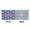 Preppy Sea Shells Small Zipper Pouch Approval (Front and Back)