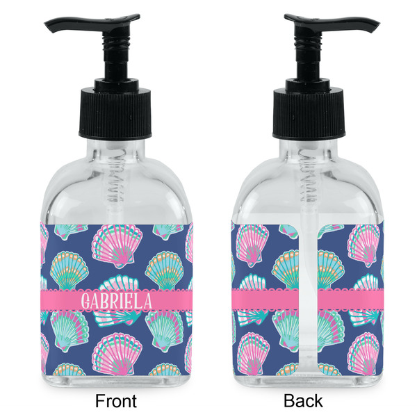 Preppy Sea Shells Glass Soap/Lotion Dispenser - Approval