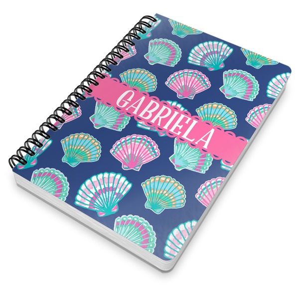 Preppy Sea Shells Spiral Journal 7 x 10 - Main