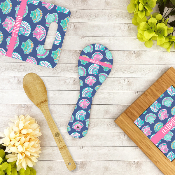 Preppy Sea Shells Spoon Rest Trivet - LIFESTYLE