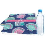 Preppy Sea Shells Sports & Fitness Towel (Personalized)
