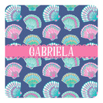 Preppy Sea Shells Square Decal - XLarge (Personalized)