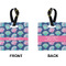 Sea Shells Square Luggage Tag (Front + Back)
