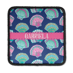 Preppy Sea Shells Iron On Square Patch w/ Name or Text
