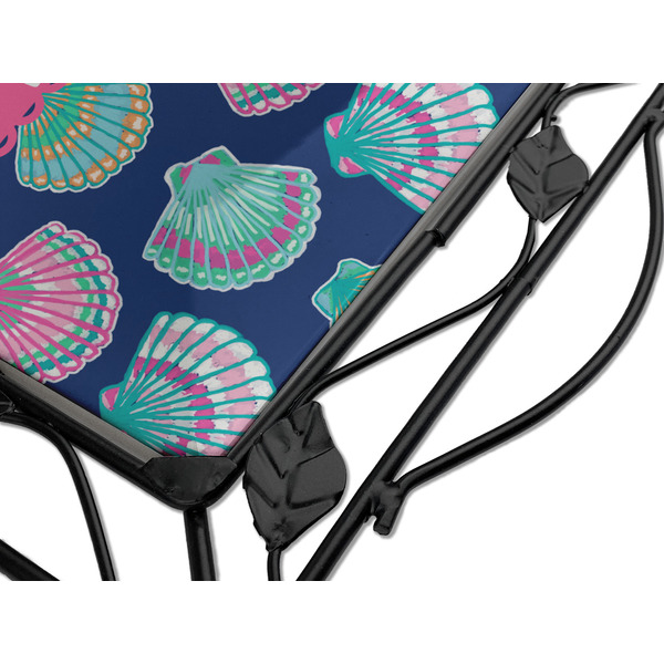 Preppy Sea Shells Square Trivet - Detail