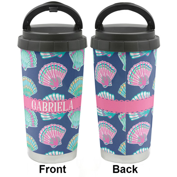 Sea Shells Stainless Steel Travel Cup - Apvl