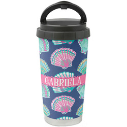 Preppy Sea Shells Stainless Steel Coffee Tumbler (Personalized)