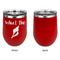 Preppy Sea Shells Stainless Wine Tumblers - Red - Single Sided - Approval