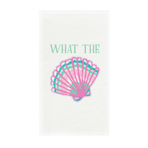 Custom Preppy Sea Shells Guest Towels - Full Color - Standard (Personalized)