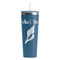 Preppy Sea Shells RTIC Everyday Tumbler with Straw - 28oz - Steel Blue - Single-Sided (Personalized)