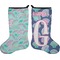 Preppy Sea Shells Stocking - Double-Sided - Approval