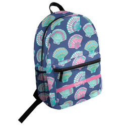 Preppy Sea Shells Student Backpack (Personalized)