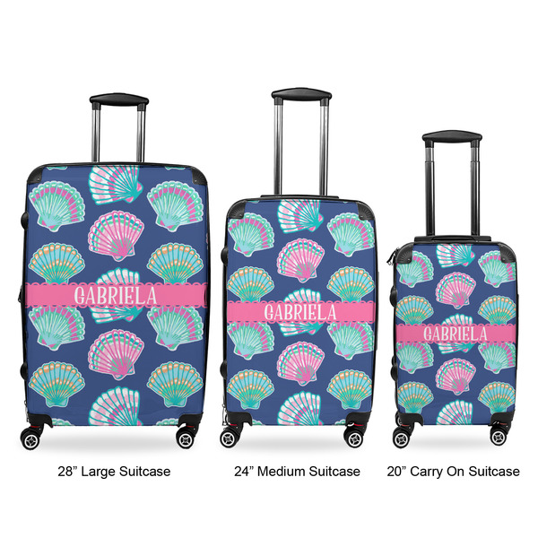 Preppy Sea Shells Suitcase Set 1 - APPROVAL