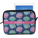 Preppy Sea Shells Tablet Case / Sleeve - Large (Personalized)