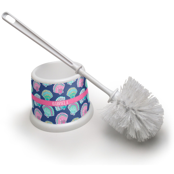 Custom Preppy Sea Shells Toilet Brush (Personalized)