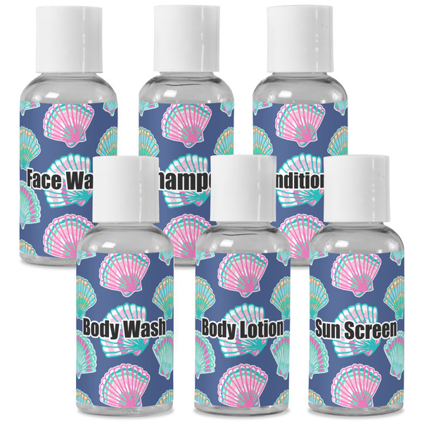 Custom Preppy Sea Shells Travel Bottles (Personalized)