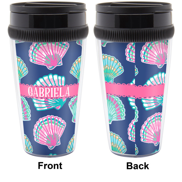 Preppy Sea Shells Travel Mug Approval (Personalized)