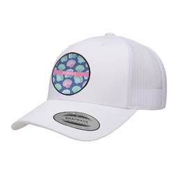 Preppy Sea Shells Trucker Hat - White (Personalized)