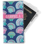 Preppy Sea Shells Travel Document Holder