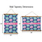 Preppy Sea Shells Wall Hanging Tapestries - Parent/Sizing