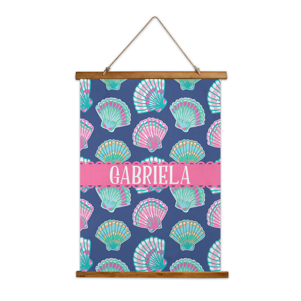 Custom Preppy Sea Shells Wall Hanging Tapestry (Personalized)