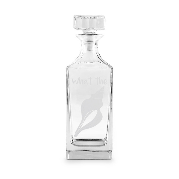 Preppy Sea Shells Whiskey Decanter - 30oz Square - APPROVAL