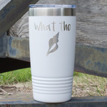 Preppy Sea Shells 20 oz Stainless Steel Tumbler - White - Single Sided (Personalized)