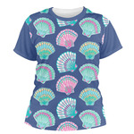Preppy Sea Shells Women's Crew T-Shirt - Medium