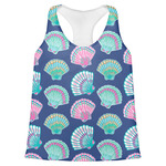 Preppy Sea Shells Womens Racerback Tank Top - Large