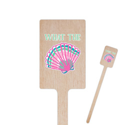 Preppy Sea Shells Rectangle Wooden Stir Sticks (Personalized)