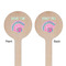 Preppy Sea Shells Wooden 6" Stir Stick - Round - Double Sided - Front & Back