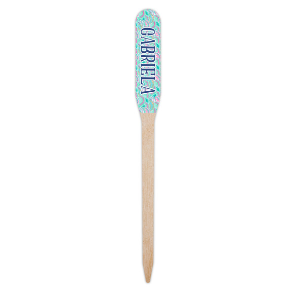Preppy Sea Shells Wooden Food Pick - Paddle - Single Pick