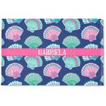 Preppy Sea Shells Woven Mat (Personalized)