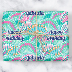 Preppy Sea Shells Wrapping Paper (Personalized)