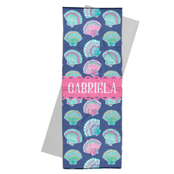 Preppy Sea Shells Yoga Mat Towel (Personalized)