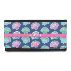 Preppy Sea Shells Leatherette Ladies Wallet (Personalized)