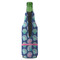 Preppy Sea Shells Zipper Bottle Cooler - BACK (bottle)