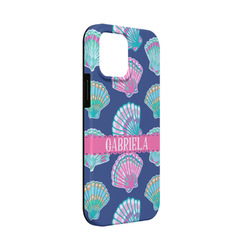 Preppy Sea Shells iPhone Case - Rubber Lined - iPhone 13 Mini (Personalized)