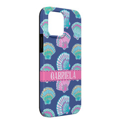 Preppy Sea Shells iPhone Case - Rubber Lined - iPhone 13 Pro Max (Personalized)
