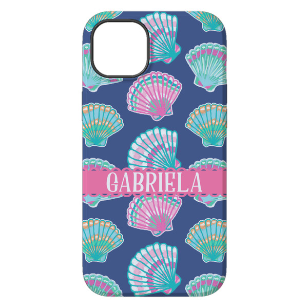 Preppy Sea Shells iPhone 14 Plus Tough Case - Back