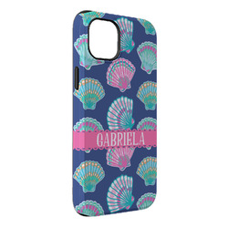 Preppy Sea Shells iPhone Case - Rubber Lined - iPhone 14 Pro Max (Personalized)
