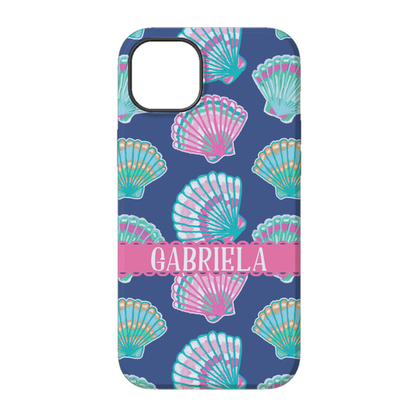 Preppy Sea Shells iPhone 14 Pro Tough Case - Back