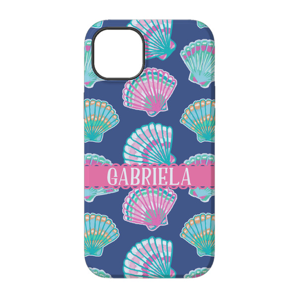 Preppy Sea Shells iPhone 14 Tough Case - Back
