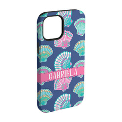 Preppy Sea Shells iPhone Case - Rubber Lined - iPhone 15 Pro (Personalized)