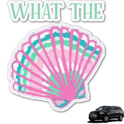 Preppy Sea Shells Graphic Car Decal (Personalized)