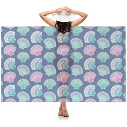 Preppy Sea Shells Sheer Sarong