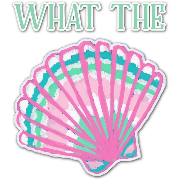 Custom Preppy Sea Shells Graphic Decal - Large (Personalized)