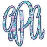 Preppy Sea Shells Monogram Decal - Large (Personalized)